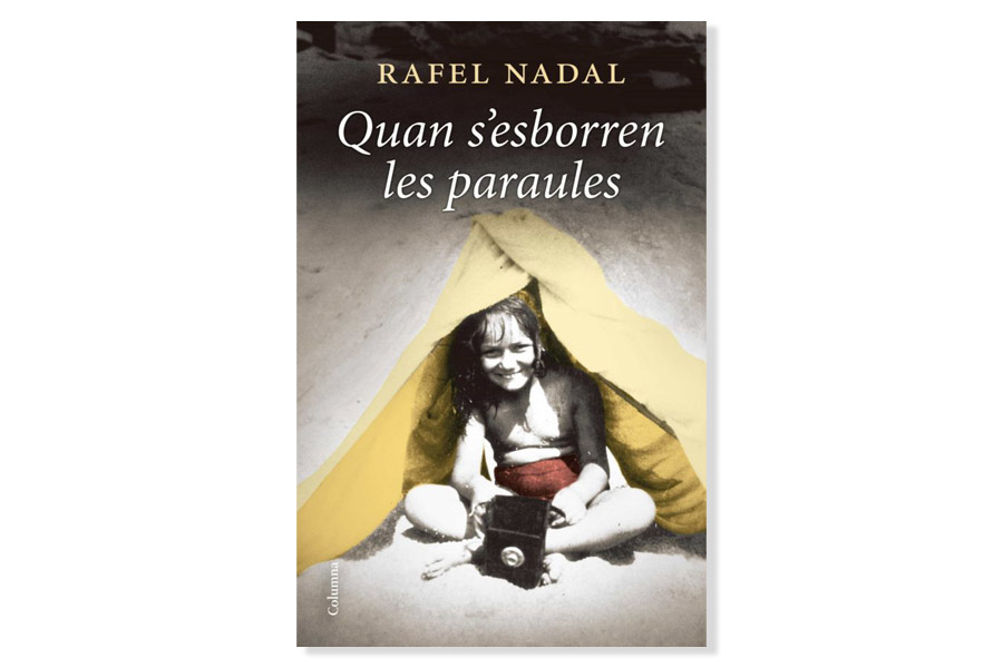 Coberta de 'Quan s’esborren les paraules' de Rafael Nadal. Eix