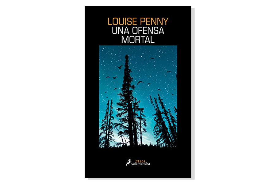 Coberta de 'Una ofensa mortal' de Louise Penny. Eix