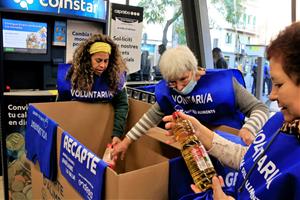 Comença el Gran Recapte d'Aliments amb una crida a la societat a mobilitzar-se 