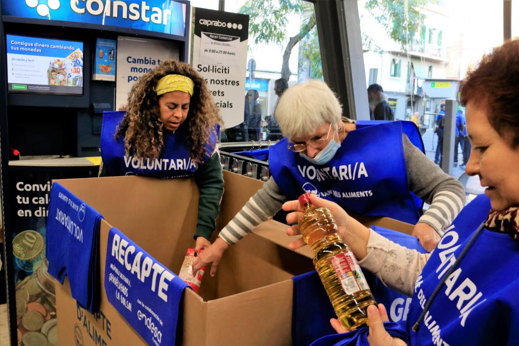 Comença el Gran Recapte d'Aliments amb una crida a la societat a mobilitzar-se 