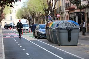 Comerciants de Vilanova lamenten un 30% de pèrdues per la pacificació de la Rambla Samà