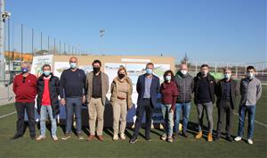 Compte enrere per la remodelació del camp de futbol de Sant Sadurní d'Anoia. Ajt Sant Sadurní d'Anoia