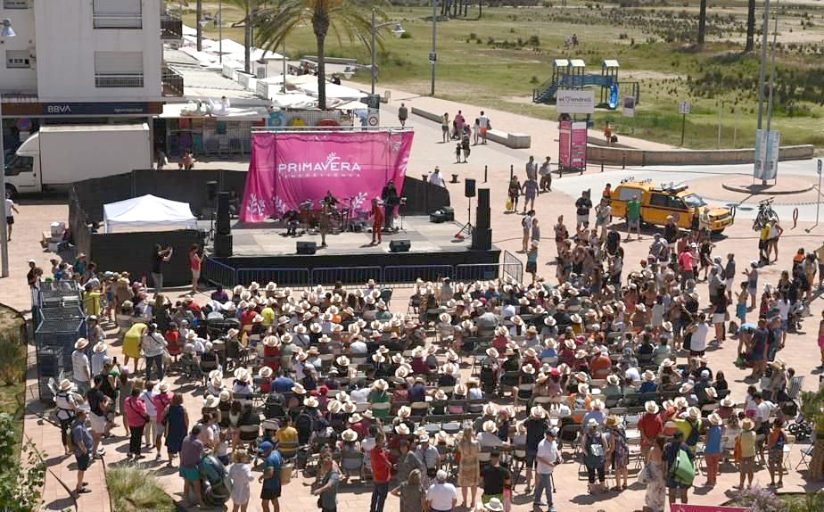 Concert de Gisela a la platja del Vendrell. Ajt. del Vendrell