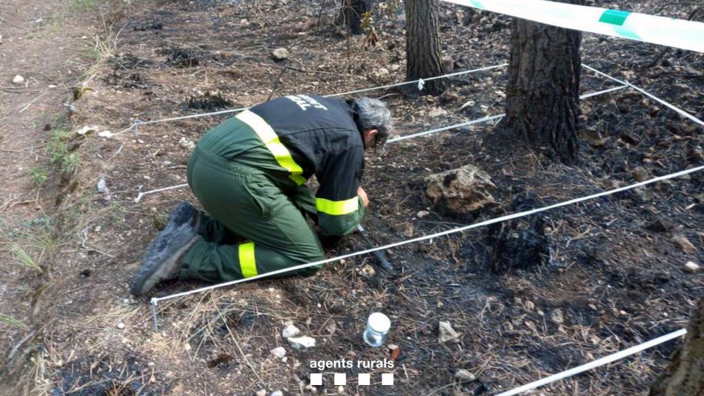 Detingut el presumpte autor de dos incendis forestals d'aquest juny al Massís del Garraf. Mossos d'Esquadra