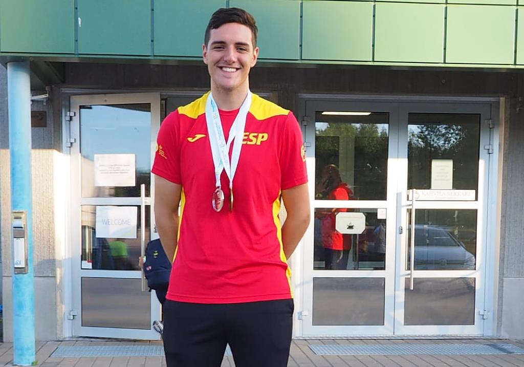 Edgar Mataró doble medallista europeu. Eix