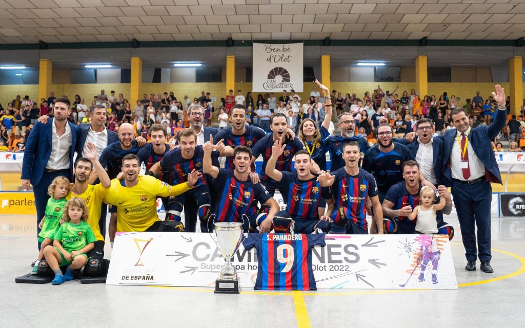 El Barça campió de la Supercopa d’Espanya. RFEP