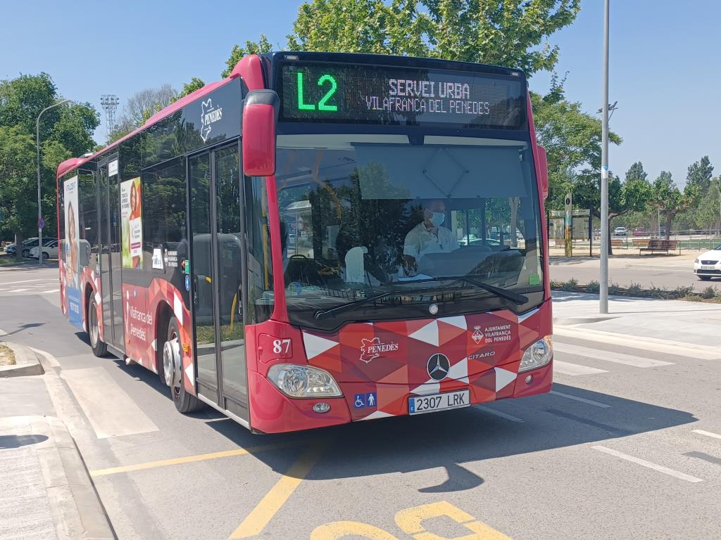 El bus de Vilafranca adapta els recorreguts per oferir una millor cobertura als barris. Ajuntament de Vilafranca