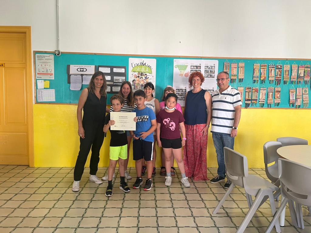 El CAC lliura un Premi eduCAC a l'escola Pompeu Fabra de Vilanova i la Geltrú. Susana Nogueira