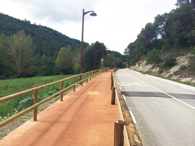 El camí fins al camí de la Noguera, proposta guanyadora dels primers pressupostos participatius de Sant Quintí . Ajuntament de Sant Quintí