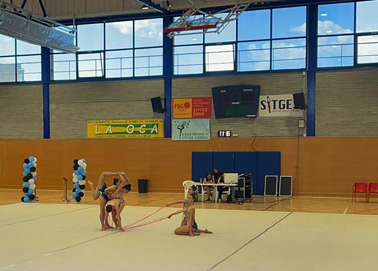 El conjunt Infantil durant la seva actuació. Eix