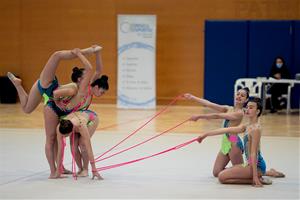 El conjunt Infantil NIvell A en un moment del seu excercici. @eispi_