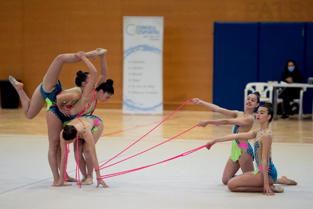 El conjunt Infantil NIvell A en un moment del seu excercici. @eispi_