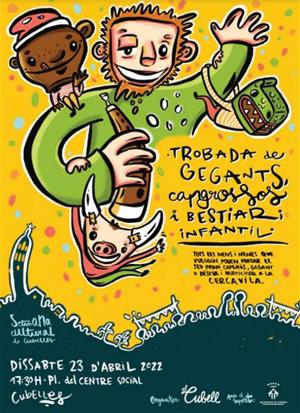 El Cubell organitza la 2a Trobada de gegants, capgrossos i bestiari infantil. EIX