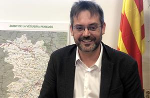 El delegat del Govern al Penedès i alcalde de Sant Martí de Tous, David Alquézar. EIX