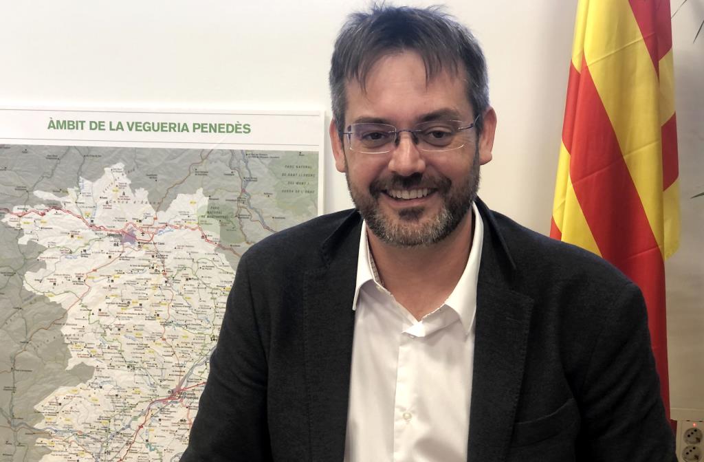 El delegat del Govern al Penedès i alcalde de Sant Martí de Tous, David Alquézar. EIX