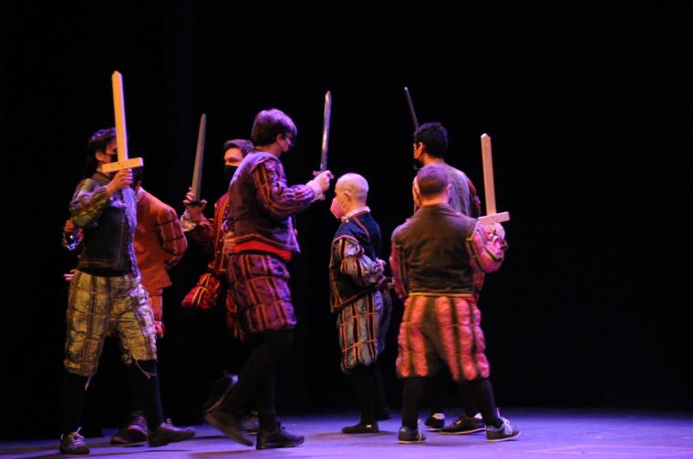 El grup del Taller de Teatre Inclusiu de Sitges presenta l’espectacle ‘La Famiglia’ . Ajuntament de Sitges