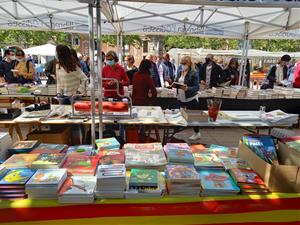 El mercat de llibres i roses de Sant Jordi de Vilafranca s’ubicarà a la rambla Nostra Senyora. Ajuntament de Vilafranca