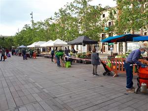 El Mercat dels Dissabtes de Vilafranca torna a les ubicacions originals. Ajuntament de Vilafranca