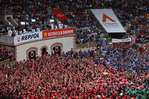 El món casteller torna a mesurar les seves forces al Concurs de Castells de Tarragona. ACN