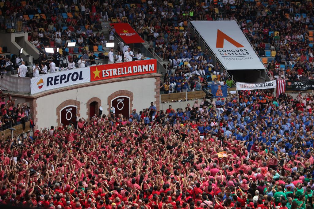 El món casteller torna a mesurar les seves forces al Concurs de Castells de Tarragona. ACN