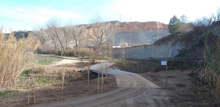 El nou camí fluvial de la riera d’Òdena s’inaugurarà aquest proper mes de febrer. M. Conca d'Òdena