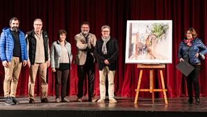 El pintor Blai Tomás Ibáñez guanya la setena edició del concurs de pintura ràpida de Vilafranca