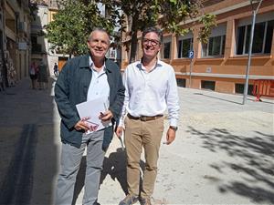 El pla de reforma del centre de Vilafranca canviarà la cara d'aquest sector abans de final d'any. Ramon Filella