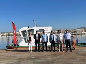 El port de Vilanova i la Geltrú, pioner en la construcció d’un vaixell elèctric per a usos portuaris. Susana Nogueira