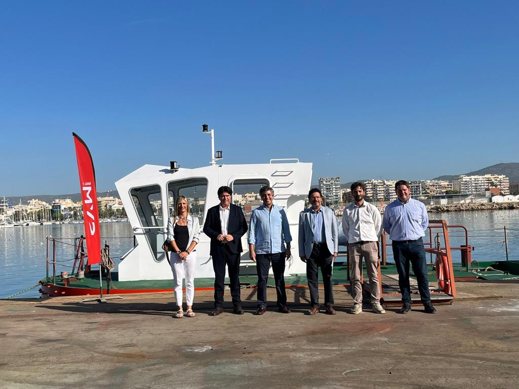 El port de Vilanova i la Geltrú, pioner en la construcció d’un vaixell elèctric per a usos portuaris. Susana Nogueira