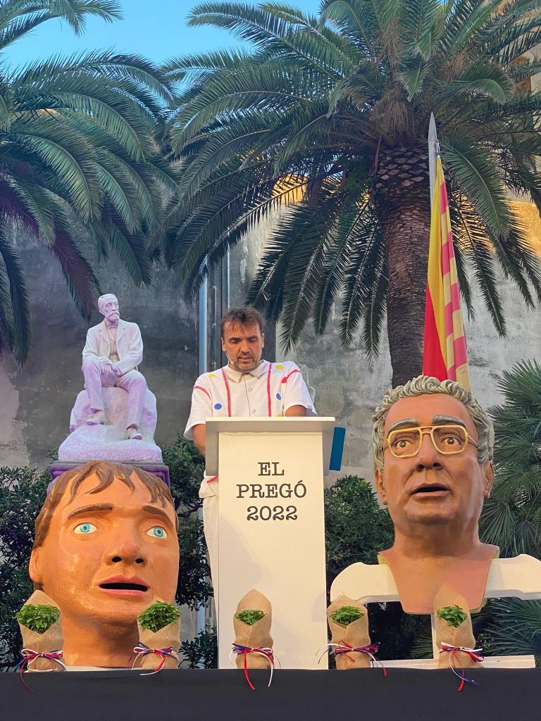 El Pregó musical i emotiu de Jordi Martí i Camps inicia la Festa Major de Sitges. Ajuntament de Sitges