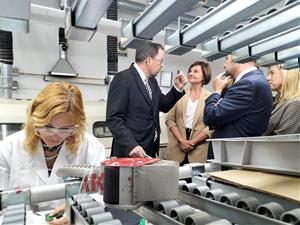 El Secretari General d’Indústria visita el hub de la cadena del fred i la planta de biomassa de Sant Pere de Ribes. Ajt Sant Pere de Ribes