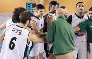 El Sènior A del Basquet Sitges-La Guixeta. Eix