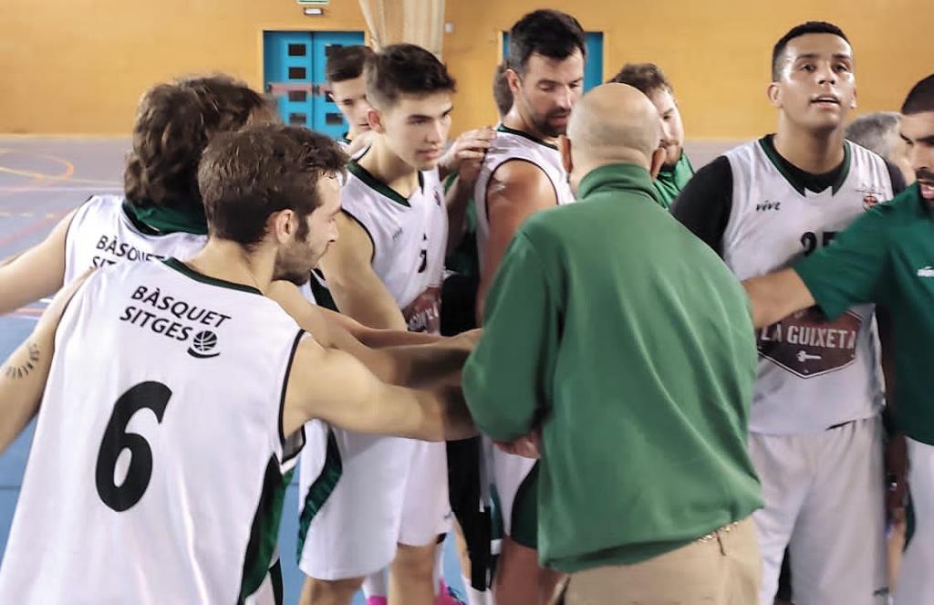 El Sènior A del Basquet Sitges-La Guixeta. Eix