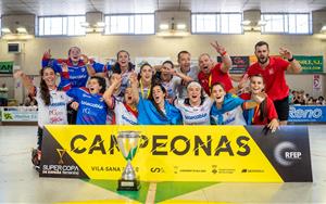  El Telecable Gijón Hockey Club, campió de la Supercopa d'Espanya Femenina. RFEP / David Valiente