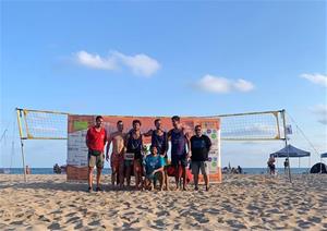 El torneig 4 x 4 de vòlei platja de Sant Salvador