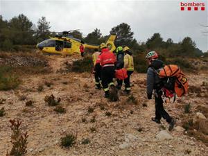 Els Bombers localitzen en bon estat un home de 87 anys perdut tota la nit a Calafell. Bombers