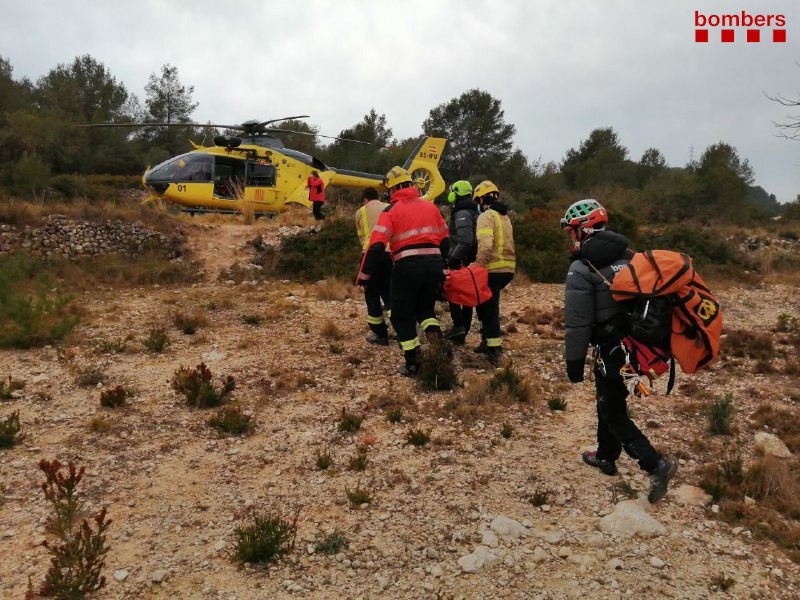 Els Bombers localitzen en bon estat un home de 87 anys perdut tota la nit a Calafell. Bombers