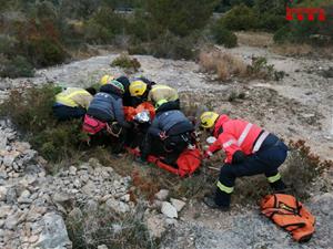 Els Bombers localitzen en bon estat un home de 87 anys perdut tota la nit a Calafell