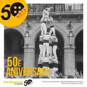 Els Bordegassos de Vilanova celebren el 50 aniversari de la seva primera actuació. EIX