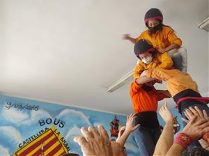 Els Bous de la Bisbal tornem a assajar castells.