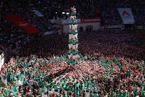 Els Castellers de Vilafranca encarrilen el Concurs amb el 4 de 9 net en quarta ronda. ACN