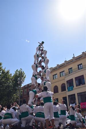 Els Falcons de Vilafranca recuperen la pira 6/6 per festa major