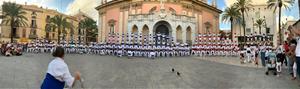 Els Falcons de Vilanova culminen l’any del 50è amb un superfocking de 50 puntes pel dia de la colla. Falcons de Vilanova