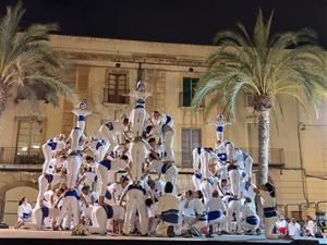 Els Falcons de Vilanova culminen l’any del 50è amb un superfocking de 50 puntes pel dia de la colla