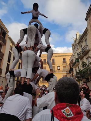 Els Falcons de Vilanova culminen l’any del 50è amb un superfocking de 50 puntes pel dia de la colla