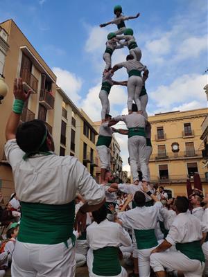 Els Falcons de Vilanova culminen l’any del 50è amb un superfocking de 50 puntes pel dia de la colla