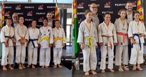 Els judoques del Club Judo Uematsu de St. Sadurní. Eix