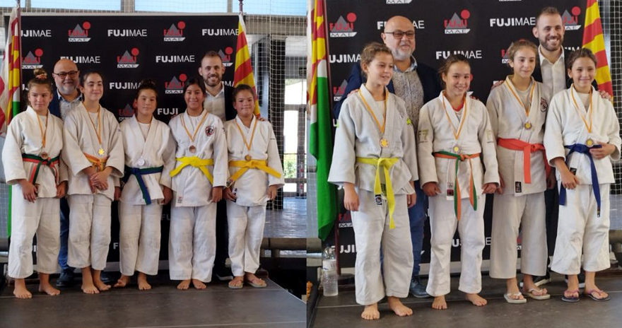 Els judoques del Club Judo Uematsu de St. Sadurní. Eix