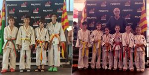 Els judoques del Club Judo Uematsu de St. Sadurní