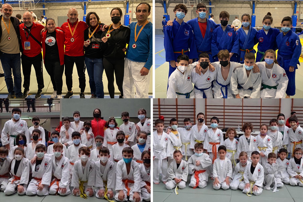 Els judoques del Club Judo Vilafranca-Vilanova. Eix